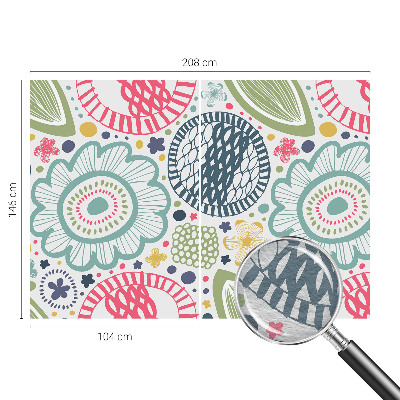 Fototapeta fizelinowa z nadrukiem Kwiatowe wzory