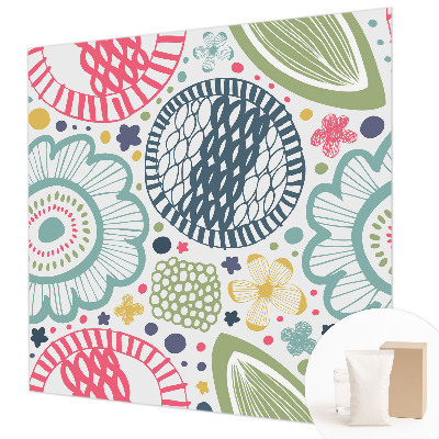 Fototapeta fizelinowa z nadrukiem Kwiatowe wzory