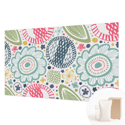 Fototapeta fizelinowa z nadrukiem Kwiatowe wzory