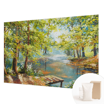 Dekoracyjna fototapeta na ścianę Sielskie jezioro