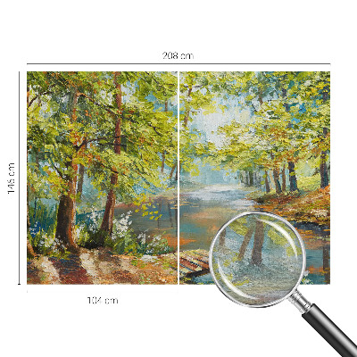 Dekoracyjna fototapeta na ścianę Sielskie jezioro