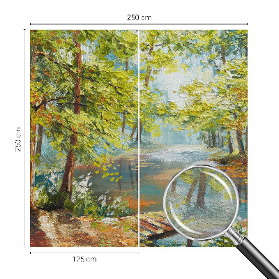 Dekoracyjna fototapeta na ścianę Sielskie jezioro