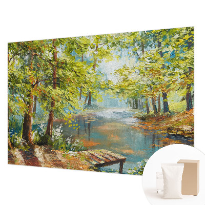 Dekoracyjna fototapeta na ścianę Sielskie jezioro