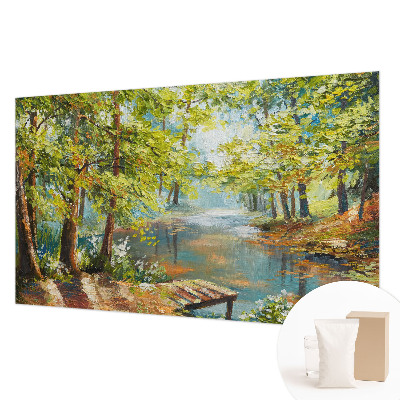 Dekoracyjna fototapeta na ścianę Sielskie jezioro