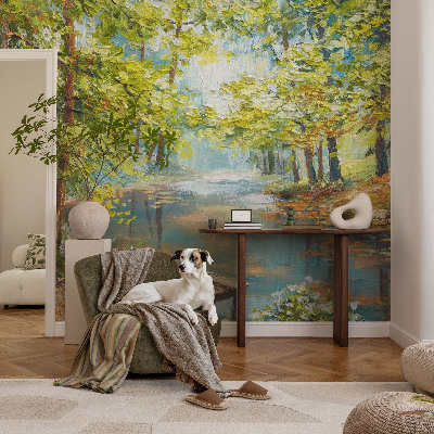 Dekoracyjna fototapeta na ścianę Sielskie jezioro