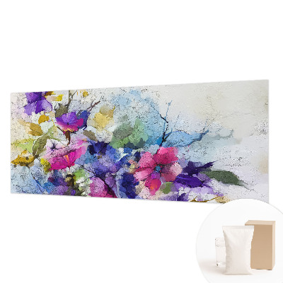 Fototapeta fizelinowa do sypialni Abstrakcyjne kwiaty