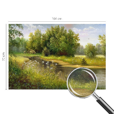 Tapeta fotograficzna z motywem wiejskiego pejzażu