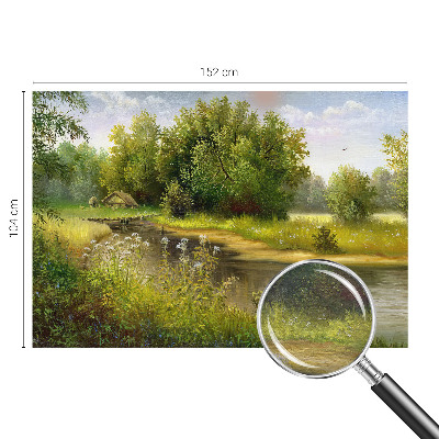 Tapeta fotograficzna z motywem wiejskiego pejzażu