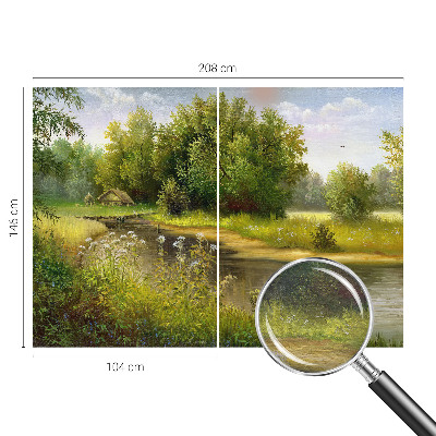 Tapeta fotograficzna z motywem wiejskiego pejzażu