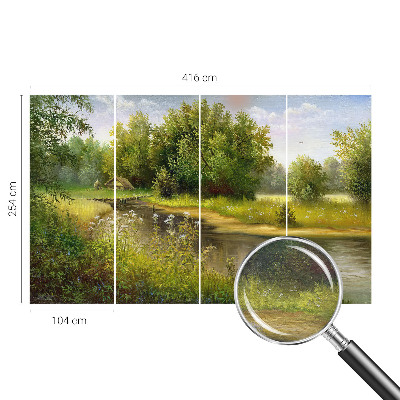 Tapeta fotograficzna z motywem wiejskiego pejzażu