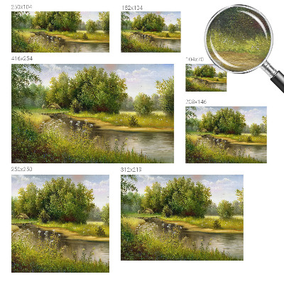 Tapeta fotograficzna z motywem wiejskiego pejzażu
