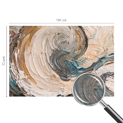 Fototapeta fizelinowa z nadrukiem Kolorowe wiry