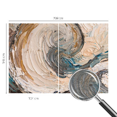 Fototapeta fizelinowa z nadrukiem Kolorowe wiry