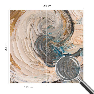 Fototapeta fizelinowa z nadrukiem Kolorowe wiry