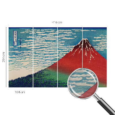 Dekoracyjna fototapeta na ścianę Czerwona góra