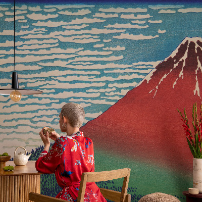 Dekoracyjna fototapeta na ścianę Czerwona góra