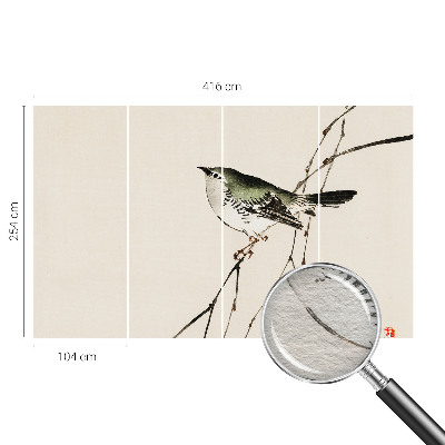 Fototapeta fizelinowa do sypialni Harmonijny ptak