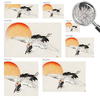 Fototapeta na ścianę Elegancki żuraw