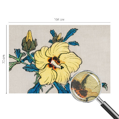 Tapeta fotograficzna fizelinowa Żółty kwiat