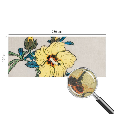 Tapeta fotograficzna fizelinowa Żółty kwiat