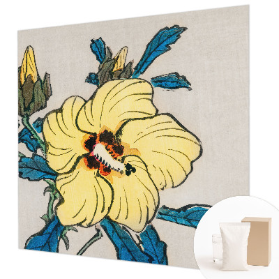 Tapeta fotograficzna fizelinowa Żółty kwiat