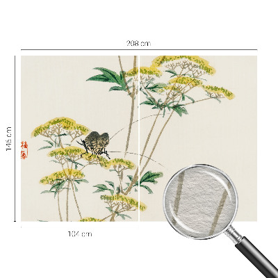 Nowoczesna fototapeta do salonu Kwiaty natura