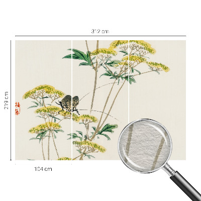 Nowoczesna fototapeta do salonu Kwiaty natura