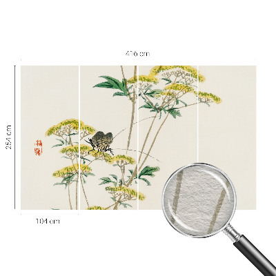 Nowoczesna fototapeta do salonu Kwiaty natura