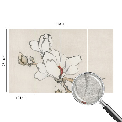 Dekoracyjna fototapeta na ścianę Delikatne magnolie