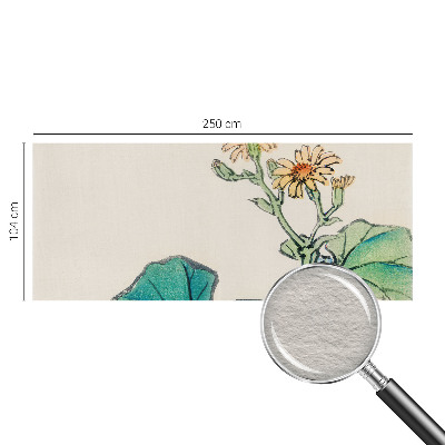 Fototapeta fizelinowa z nadrukiem Kwiat i liście