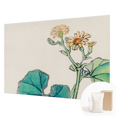 Fototapeta fizelinowa z nadrukiem Kwiat i liście