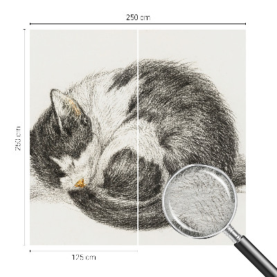 Fototapeta fizelinowa do sypialni Uroczy kotek