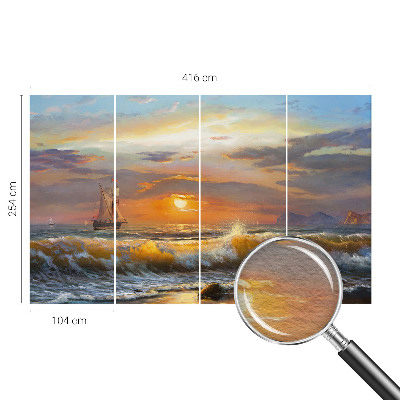 Tapeta fotograficzna fizelinowa z motywem morskiej panoramy