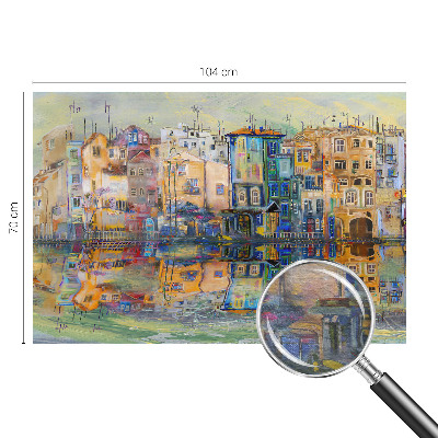 Nowoczesna fototapeta do salonu Magiczne miasto