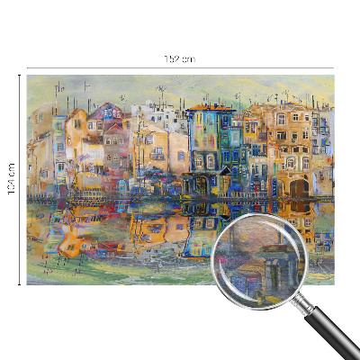 Nowoczesna fototapeta do salonu Magiczne miasto