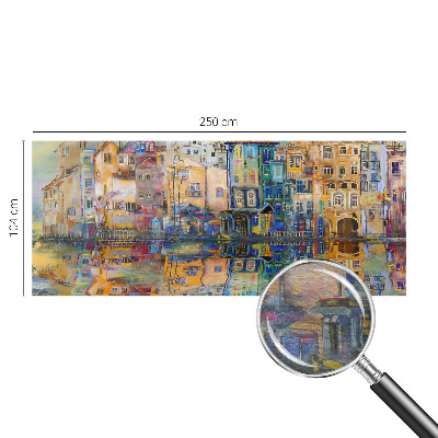 Nowoczesna fototapeta do salonu Magiczne miasto