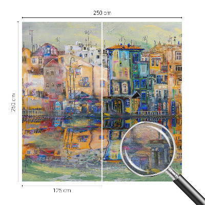 Nowoczesna fototapeta do salonu Magiczne miasto