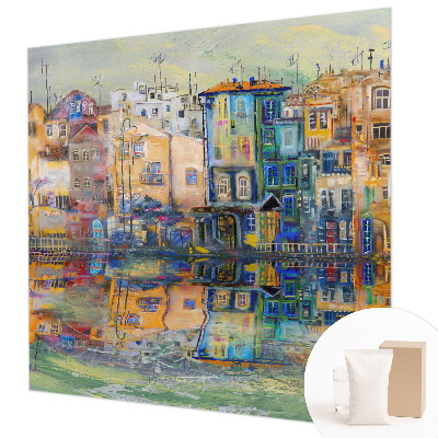 Nowoczesna fototapeta do salonu Magiczne miasto