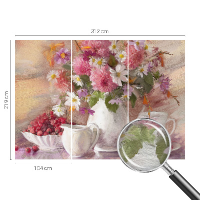 Dekoracyjna fototapeta na ścianę Dekoracyjna fototapeta na ścianę Kwiaty polne