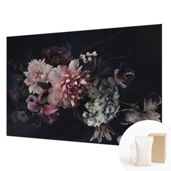 Tapeta fotograficzna fizelinowa z kwiatową kompozycją
