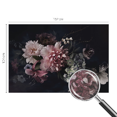 Tapeta fotograficzna fizelinowa z kwiatową kompozycją