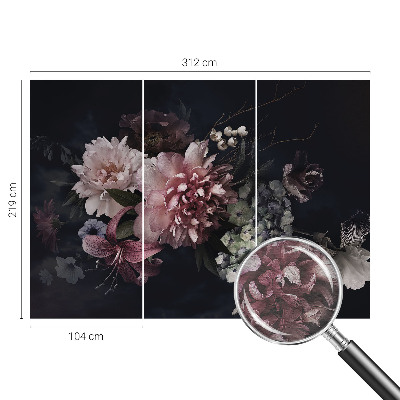 Tapeta fotograficzna fizelinowa Kwiatowa kompozycja