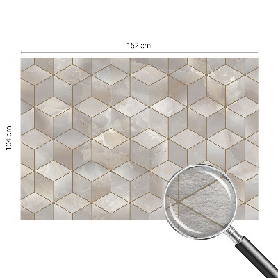 Fototapeta na ścianę z geometrycznym motywem mozaiki