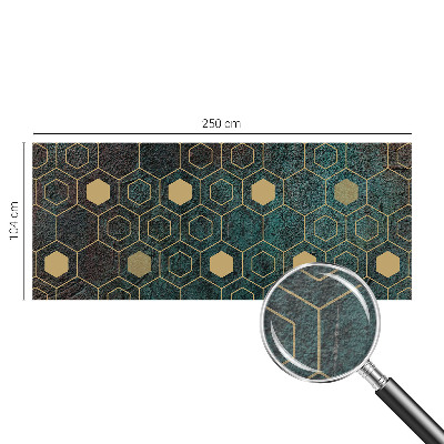 Tapeta fotograficzna fizelinowa z motywem geometrycznych heksagonów