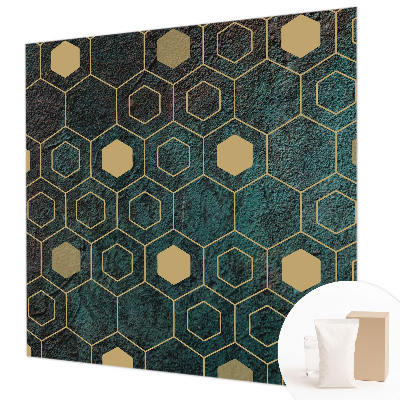 Tapeta fotograficzna fizelinowa Geometryczne heksagony