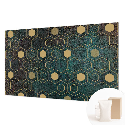 Tapeta fotograficzna fizelinowa Geometryczne heksagony