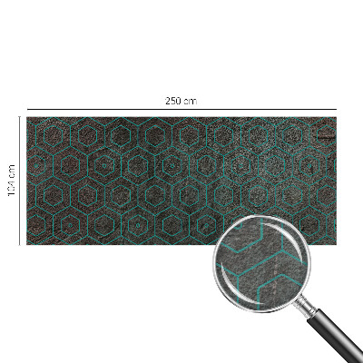 Dekoracyjna fototapeta na ścianę z geometrycznym wzorem