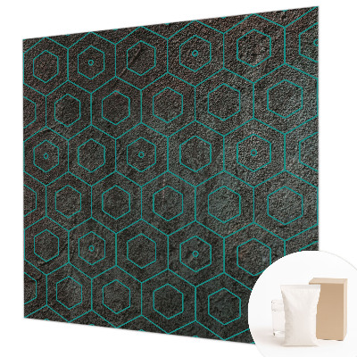 Dekoracyjna fototapeta na ścianę z geometrycznym wzorem