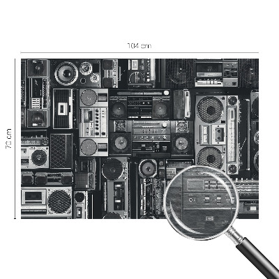 Fototapeta fizelinowa z nadrukiem Retro radio