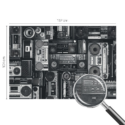 Fototapeta fizelinowa z nadrukiem Retro radio